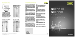 LPG-vorkheftrucks Clark C60 L