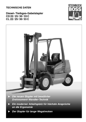 LPG-vorkheftrucks Steinbock CL 33 C