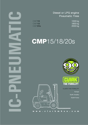 LPG-vorkheftrucks Clark CMP 15 L