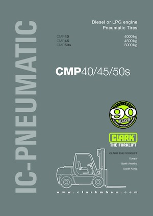 LPG-vorkheftrucks Clark CMP 45 L