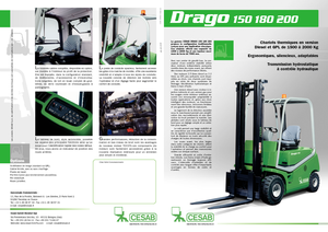 LPG-vorkheftrucks Cesab Drago 180
