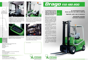 LPG-vorkheftrucks Cesab Drago 180