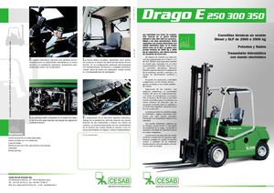LPG-vorkheftrucks Cesab Drago 250 E