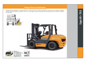 LPG-vorkheftrucks OMG Ergos 60 G 