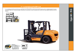 LPG-vorkheftrucks OMG Ergos 70 G 
