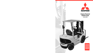 LPG-vorkheftrucks Mitsubishi FG 30 K