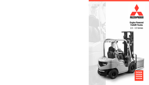 LPG-vorkheftrucks Mitsubishi FG20N