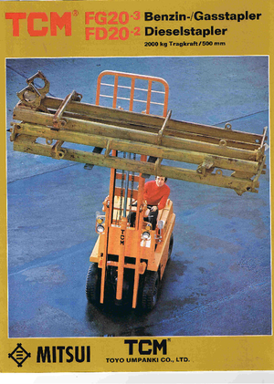 LPG-vorkheftrucks TCM FG 20 T 6