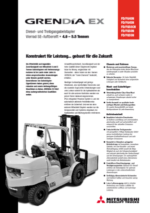LPG-vorkheftrucks Mitsubishi FG50CN