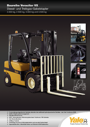LPG-vorkheftrucks Yale GLP 35VX Base