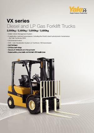 LPG-vorkheftrucks Yale GLP 35VX Base