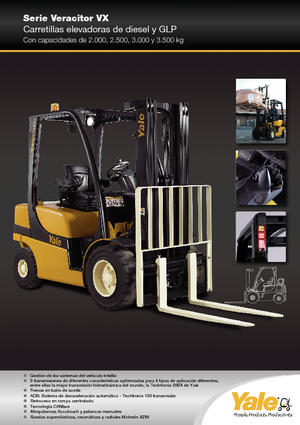 LPG-vorkheftrucks Yale GLP 35VX Base