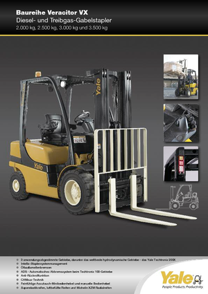 LPG-vorkheftrucks Yale GLP 35 VX