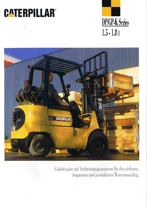 LPG-vorkheftrucks Caterpillar GP 18 K