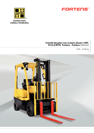 LPG-vorkheftrucks Hyster H 1.8 FT