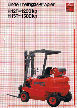 LPG-vorkheftrucks Linde H 15 T