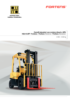 LPG-vorkheftrucks Hyster H 2.5 FT