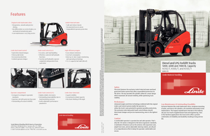 Explosieveilige dieselvorkheftrucks Linde H 35 T