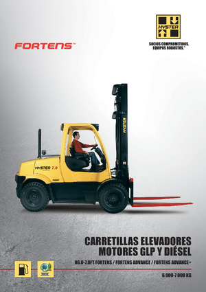 LPG-vorkheftrucks Hyster H6.0FT