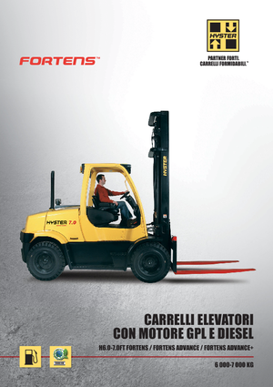 LPG-vorkheftrucks Hyster H6.0FT