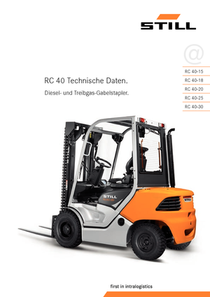 LPG-vorkheftrucks Still RC 40-25 T