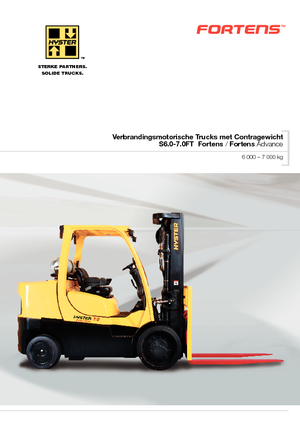 LPG-vorkheftrucks Hyster S6.0FT