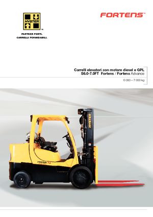 LPG-vorkheftrucks Hyster S6.0FT