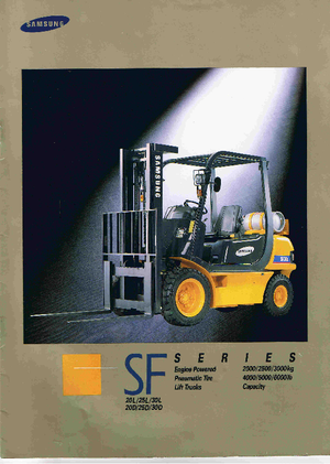 LPG-vorkheftrucks Samsung SF 20 L