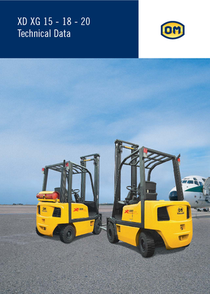 LPG-vorkheftrucks OM XG 18