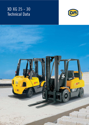 LPG-vorkheftrucks OM XG 30
