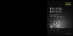 LPG-vorkheftrucks Clark C60 L