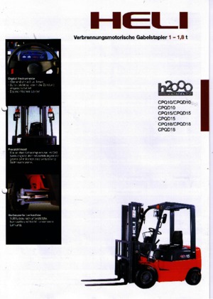 LPG-vorkheftrucks Heli CPQD 15