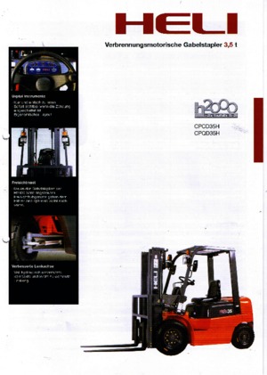 LPG-vorkheftrucks Heli CPQD 35 H