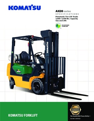 LPG-vorkheftrucks Komatsu FG 18 HT-17