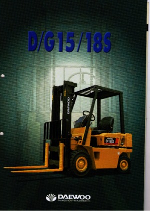LPG-vorkheftrucks Doosan G 18 S