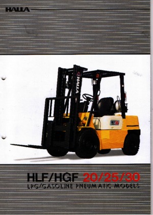 LPG-vorkheftrucks Halla HLF 30