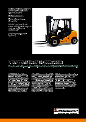 LPG-vorkheftrucks Jungheinrich TFG S50s