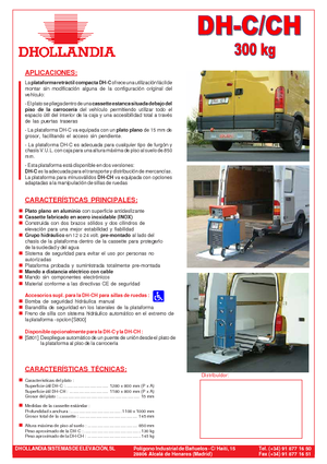 Laadplatforms Dhollandia DH-CH