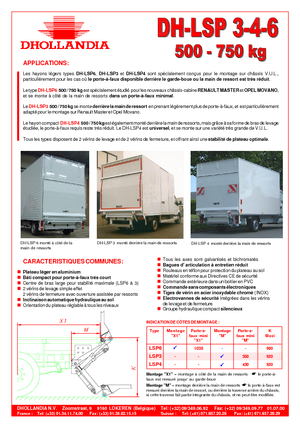 Laadplatforms Dhollandia DH-LSP 3-4-6