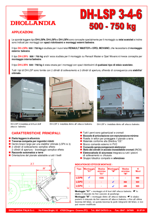 Laadplatforms Dhollandia DH-LSP 3-4-6