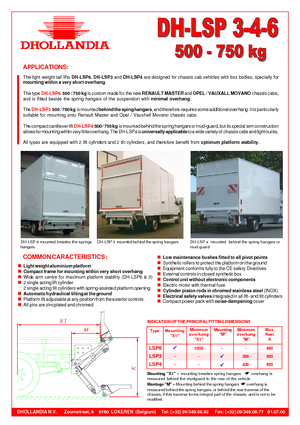 Laadplatforms Dhollandia DH-LSP 3-4-6