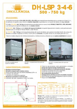 Laadplatforms Dhollandia DH-LSP 3-4-6