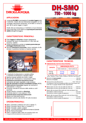Laadplatforms Dhollandia DH-SMO