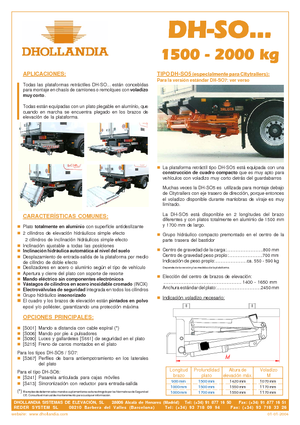 Laadplatforms Dhollandia DH-SO 8