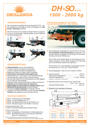 Laadplatforms Dhollandia DH-SO 8