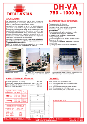 Laadplatforms Dhollandia DH-VA