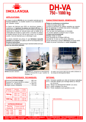 Laadplatforms Dhollandia DH-VA
