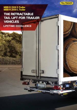 Laadplatforms MBB Palfinger MBB R 2000 L TRAILER