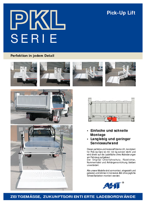 Laadplatforms AHT PKL 300.110/1700