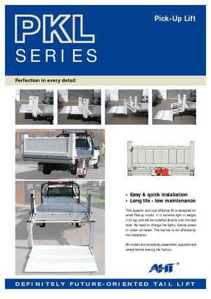 Laadplatforms AHT PKL 300.110/1700